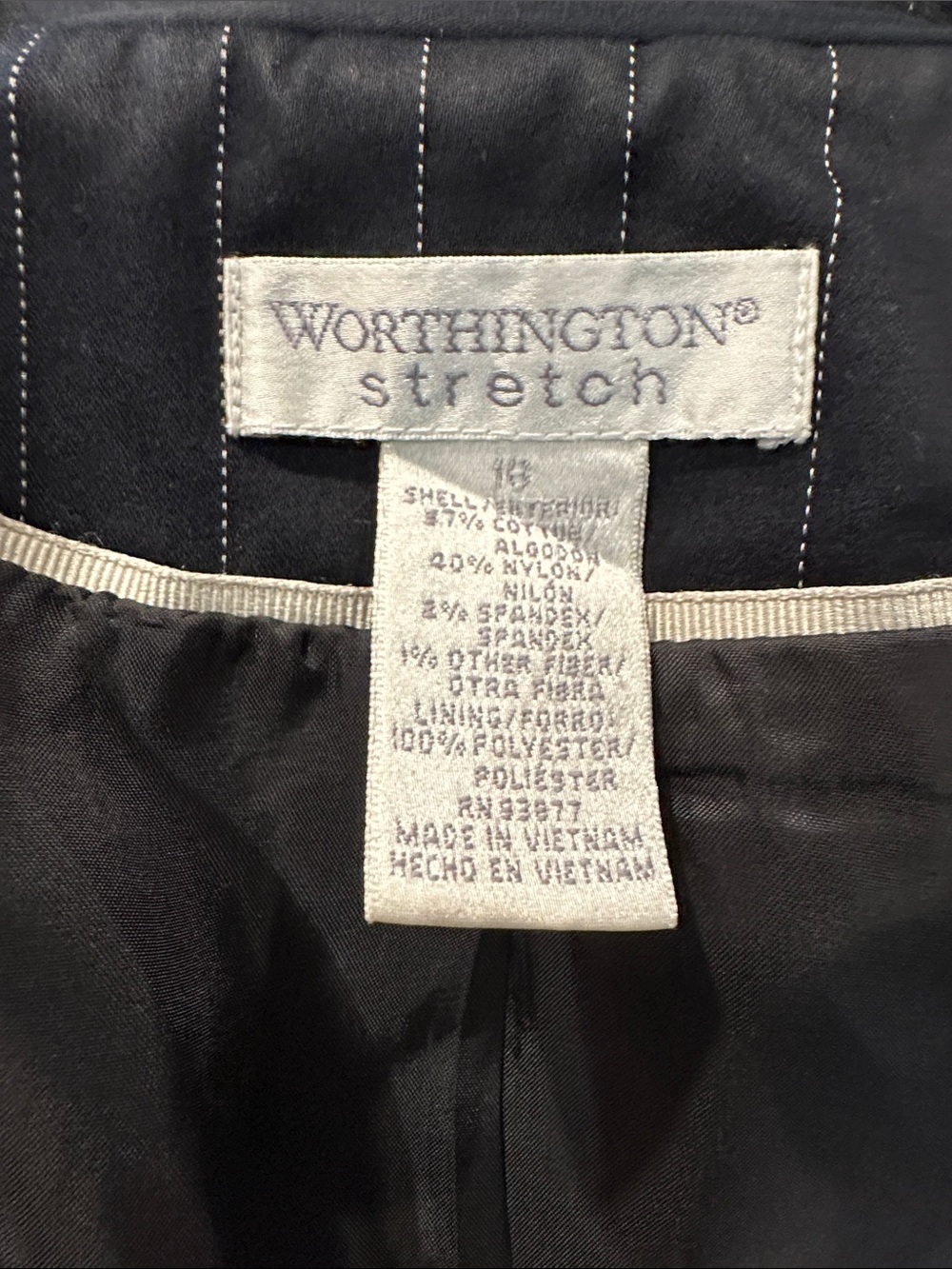 Women’s Worthington Stretch • Suit Jacket • Blazer - Picture 2 of 4